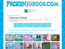 Tablet Screenshot of frozenjuegos.com